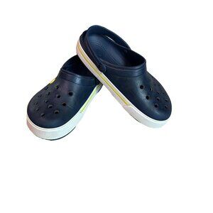 Crocs Men's Size 5 Women's Size 7‎ Navy Slip On Clogs 204537-42K